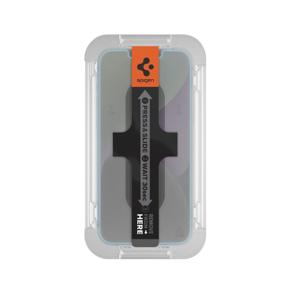 VERRE TREMPE SPIGEN GLAS.TR "EZ FIT" IPHONE 13 / 13 PRO / 14 / 16E