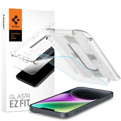 VERRE TREMPE SPIGEN GLAS.TR "EZ FIT" IPHONE 13 / 13 PRO / 14 / 16E