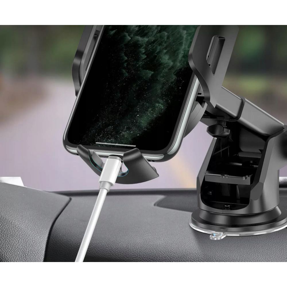SUPPORT DE TÉLÉPHONE POUR VOITURE TECH-PROTECT MONTAGE UNIVERSEL NOIR