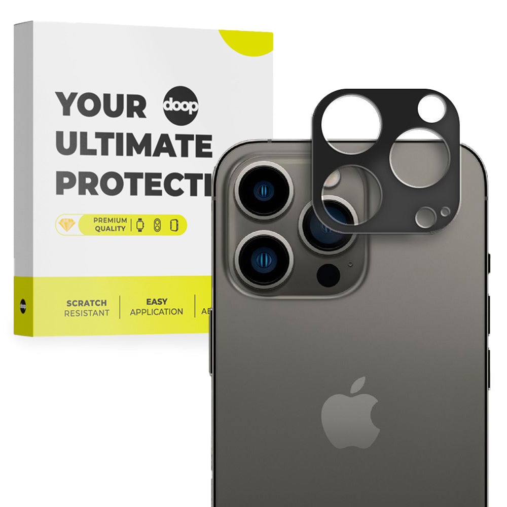 PROTECTION D'APPAREIL PHOTO DOOP ALUCAM IPHONE 15 PRO / 15 PRO MAX NOIR