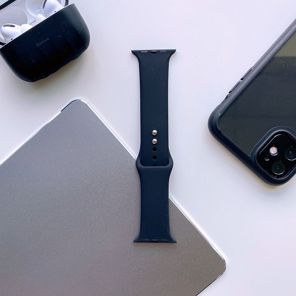 BRACELET DOOP ICONBAND APPLE WATCH 4 / 5 / 6 / 7 / 8 / 9 / SE (38 / 40 / 41 MM) NOIR