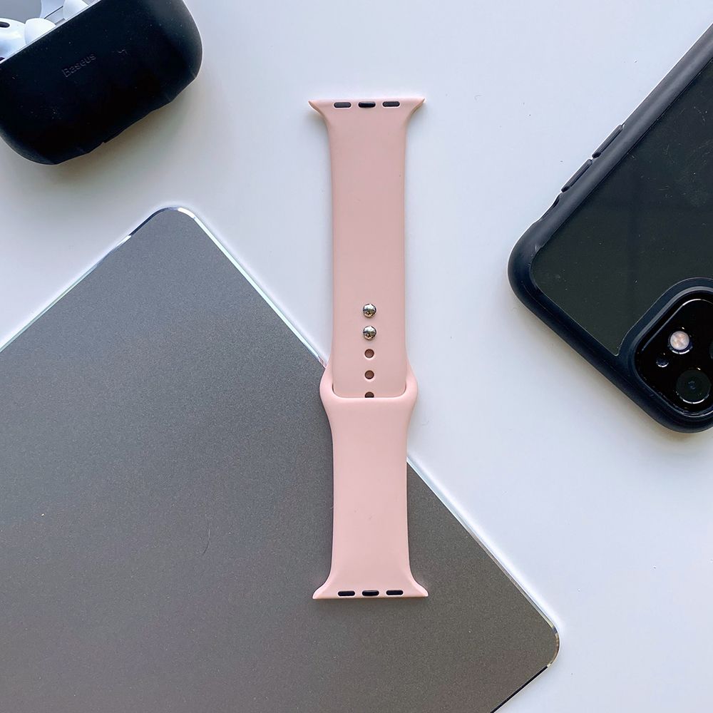 BRACELET DOOP ICONBAND POUR APPLE WATCH 4 / 5 / 6 / 7 / 8 / 9 / SE (38 / 40 / 41 MM) SABLE ROSE