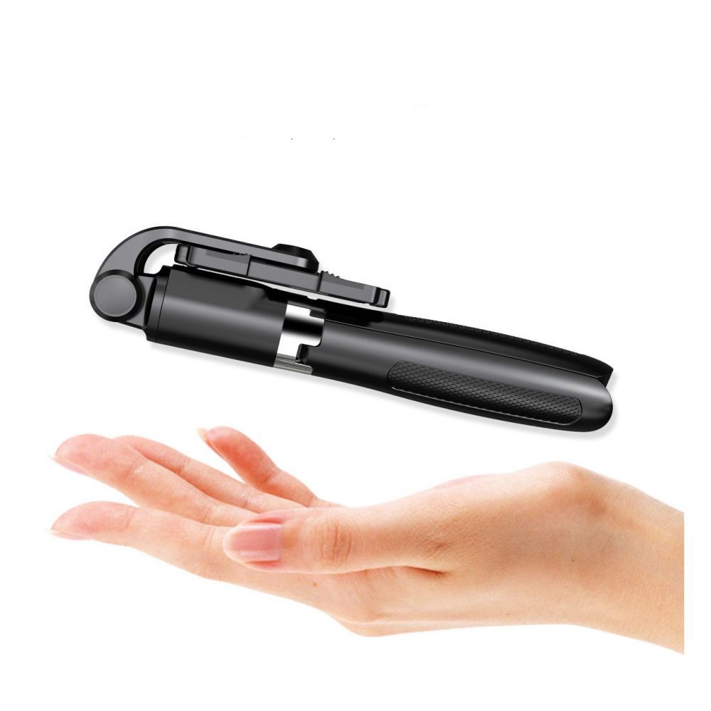 TECH-PROTECT L01S TRÉPIED SELFIE SANS FIL NOIR