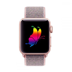 BRACELET DOOP ALPINE EVEREST APPLE WATCH 6 / 7 / 8 / 9 / 10 / SE (40 / 41 / 42 MM) SABLE ROSE