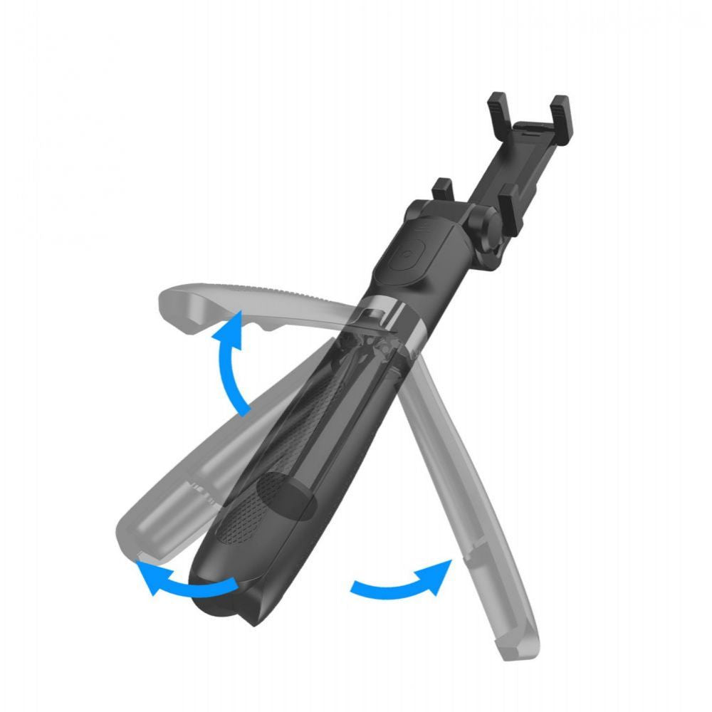 TECH-PROTECT L01S TRÉPIED SELFIE SANS FIL NOIR