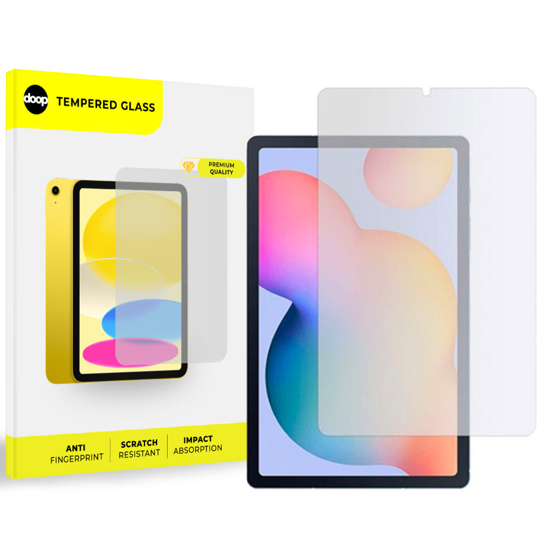 VERRE TREMPÉ POUR SAMSUNG GALAXY TAB S6 LITE 10.4 2020-2024 DOOP GLASS PRO+ TRANSPARENT