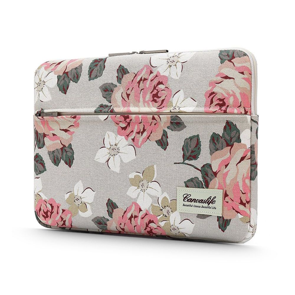 SAC À DOS POUR ORDINATEUR PORTABLE 13"-14" CANVASLIFE SLEEVE ORDINATEUR PORTABLE ROSE BLANC