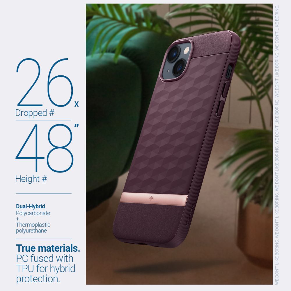 COQUE CASEOLOGY PARALLAX MAG MAGSAFE IPHONE 14 PLUS BOURGOGNE