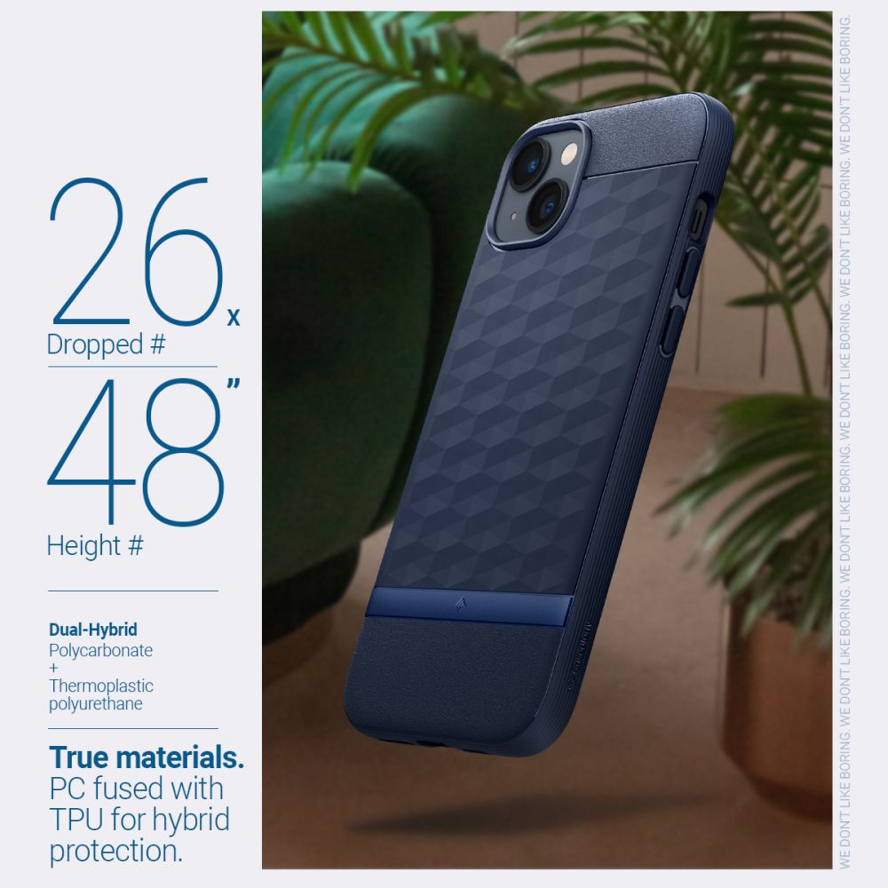COQUE CASEOLOGY PARALLAX MAG MAGSAFE IPHONE 14 PLUS BLEU MINUIT