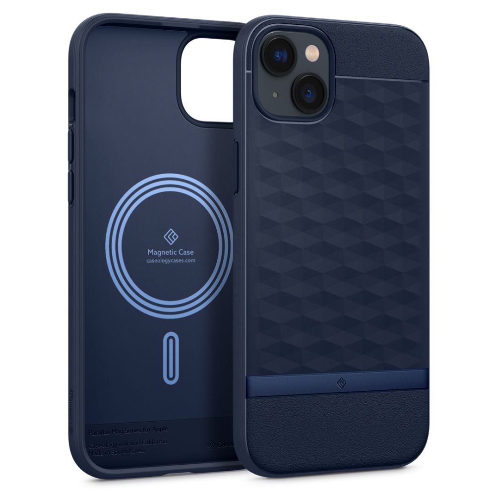 COQUE CASEOLOGY PARALLAX MAG MAGSAFE IPHONE 14 PLUS BLEU MINUIT