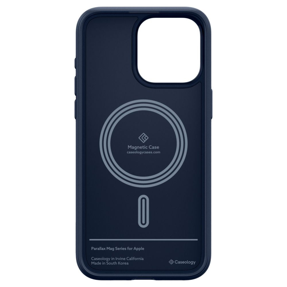 COQUE CASEOLOGY PARALLAX MAG MAGSAFE IPHONE 15 PRO MAX BLEU MINUIT