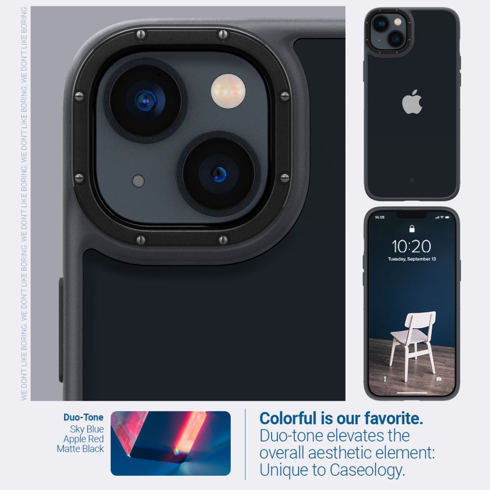 COQUE CASEOLOGY SKYFALL IPHONE 14 PLUS NOIR MATTE