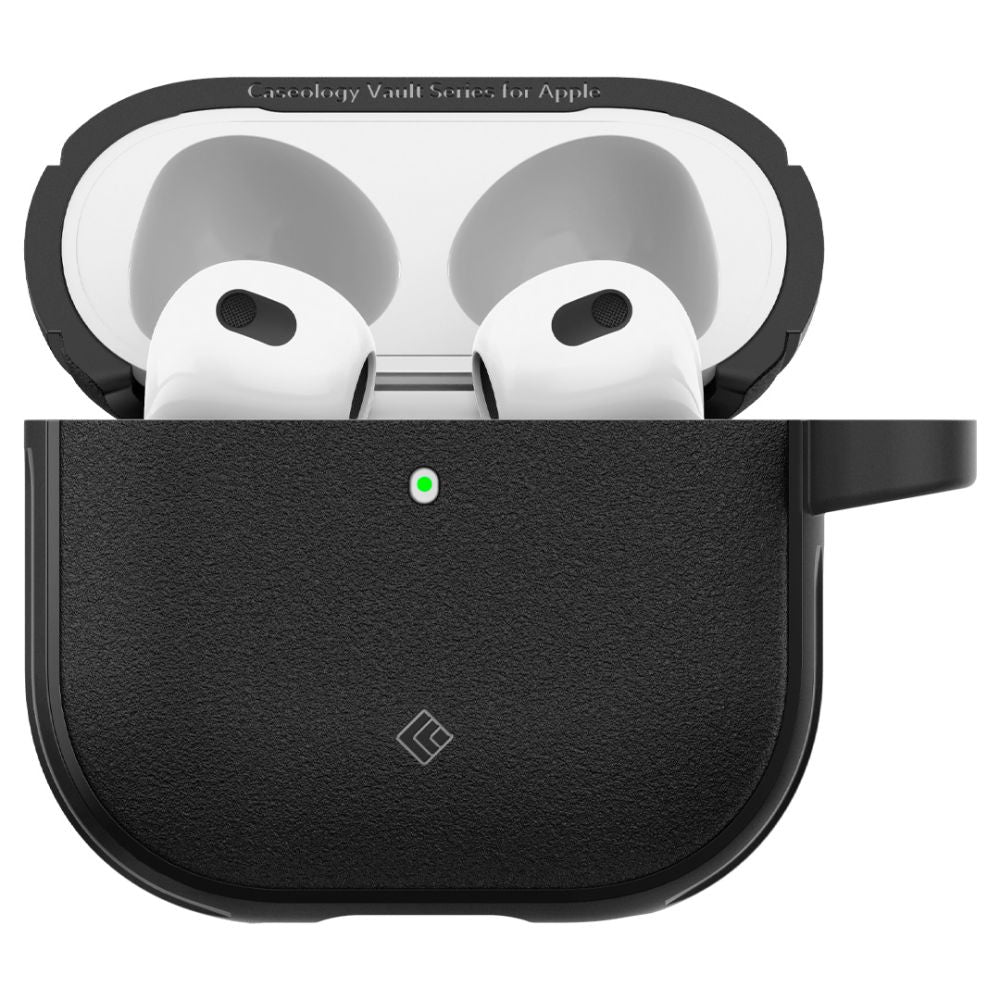 COQUE CASEOLOGY VAULT APPLE AIRPODS 4 NOIR MAT