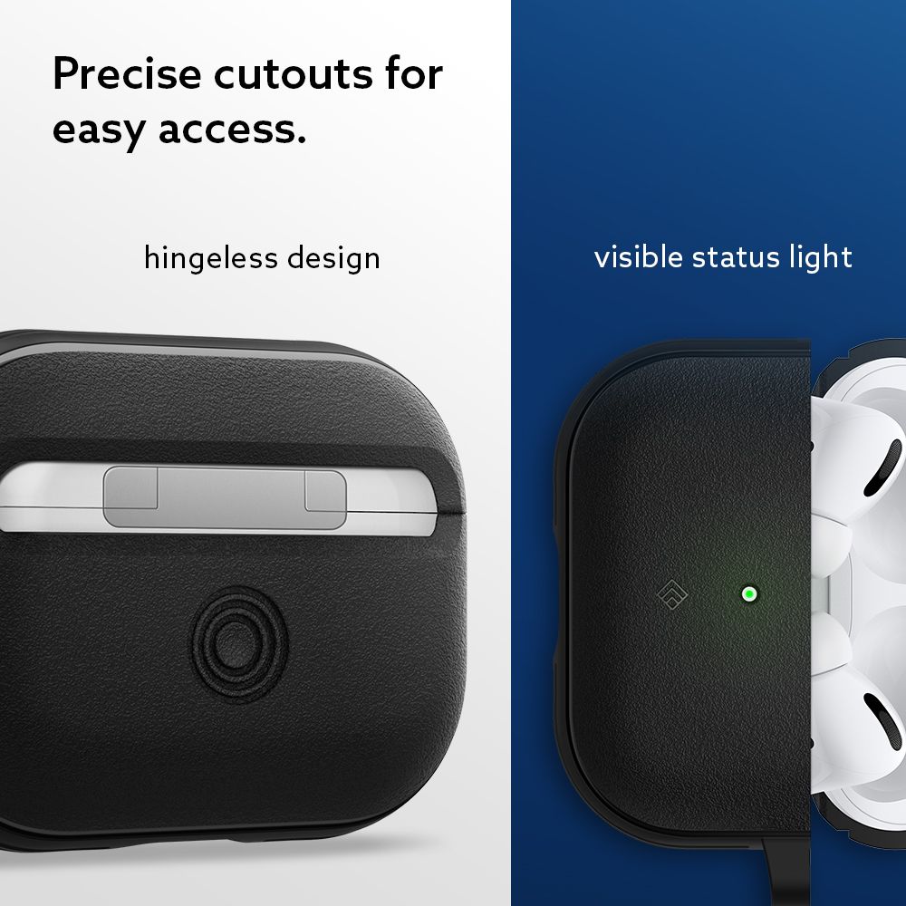 COQUE CASEOLOGY VAULT APPLE AIRPODS PRO 1 / 2 NOIR MATTE