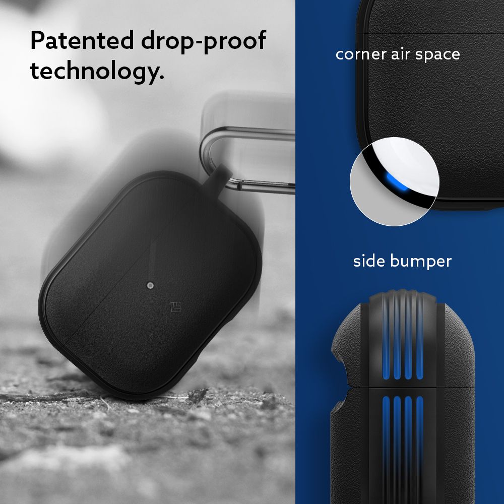 COQUE CASEOLOGY VAULT APPLE AIRPODS PRO 1 / 2 NOIR MATTE