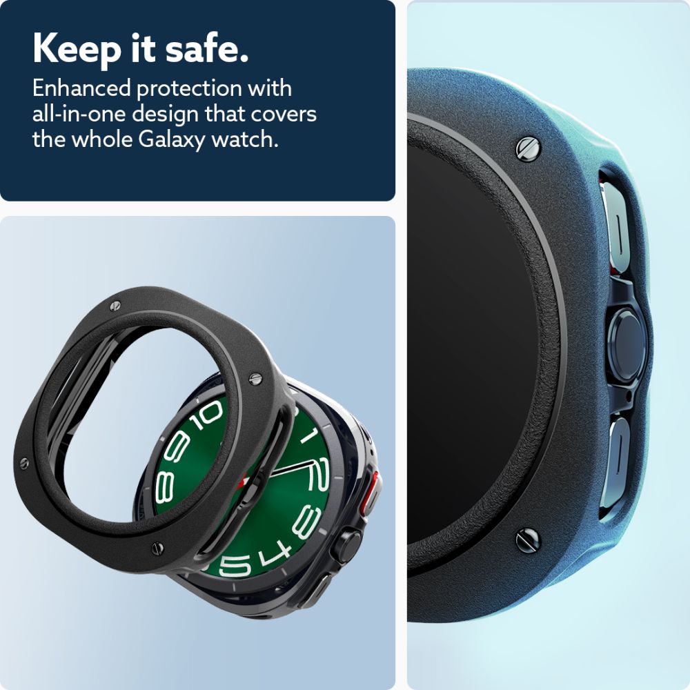 COQUE DE PROTECTION POUR SAMSUNG GALAXY WATCH ULTRA (47 MM) CASEOLOGY VAULT NOIR MATTE