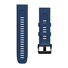 BRACELET EN SILICONE POUR GARMIN 26MM FENIX 3 / 5X / 3HR / 5X PLUS / 6X / 6X PRO / 7X DOOP EXPLORER BLEU MARINE