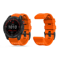 BRACELET EN SILICONE POUR GARMIN 26MM FENIX 3 / 5X / 3HR / 5X PLUS / 6X / 6X PRO / 7X DOOP EXPLORER ORANGE
