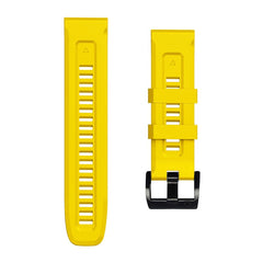 BRACELET EN SILICONE POUR GARMIN 22MM FENIX 5 / 6 / 6 PRO / 7 DOOP EXPLORER 22MM JAUNE