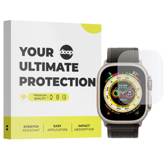 VERRE TREMPÉ POUR APPLE WATCH ULTRA 49 MM DOOP GLASS TRANSPARENT