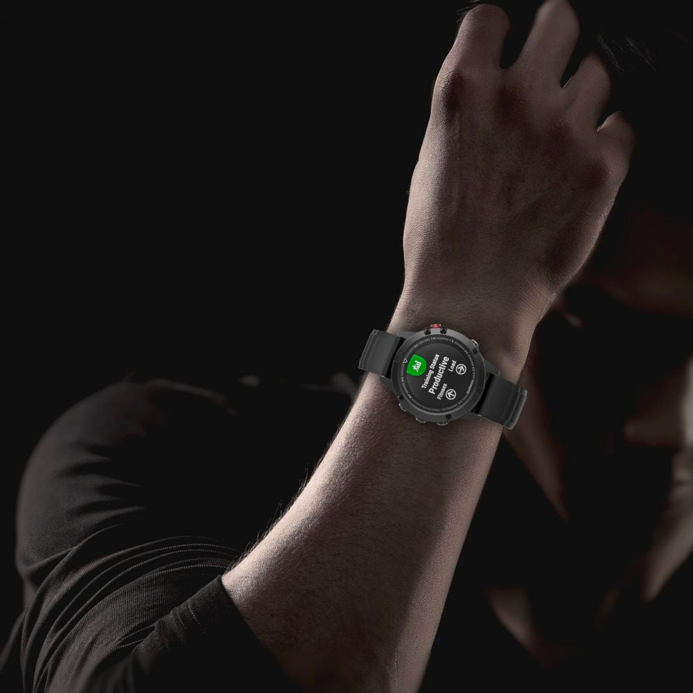 BRACELET EN MÉTAL POUR GARMIN 26MM FENIX 3 / 5X / 3HR / 5X PLUS / 6X / 6X / 7 X PRO DOOP STEELBAND NOIR
