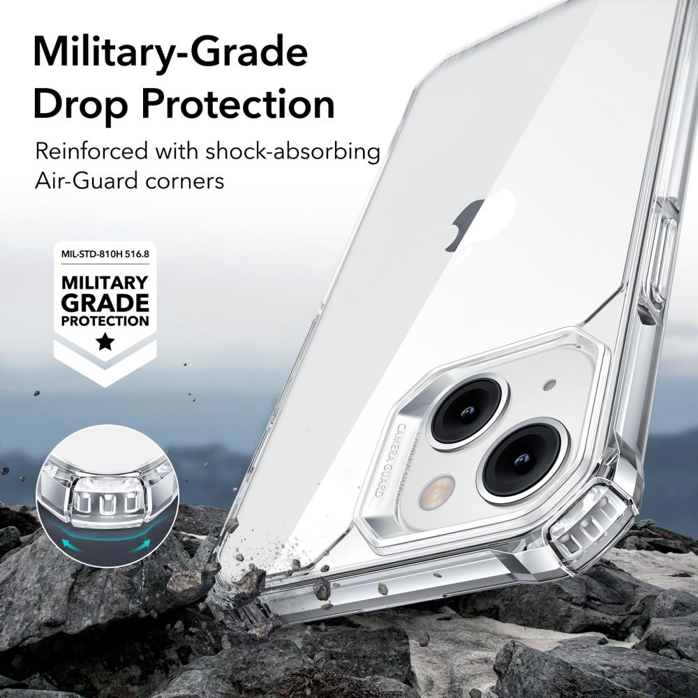 COQUE ESR AIR ARMOR IPHONE 13 / 14 TRANSPARENTE