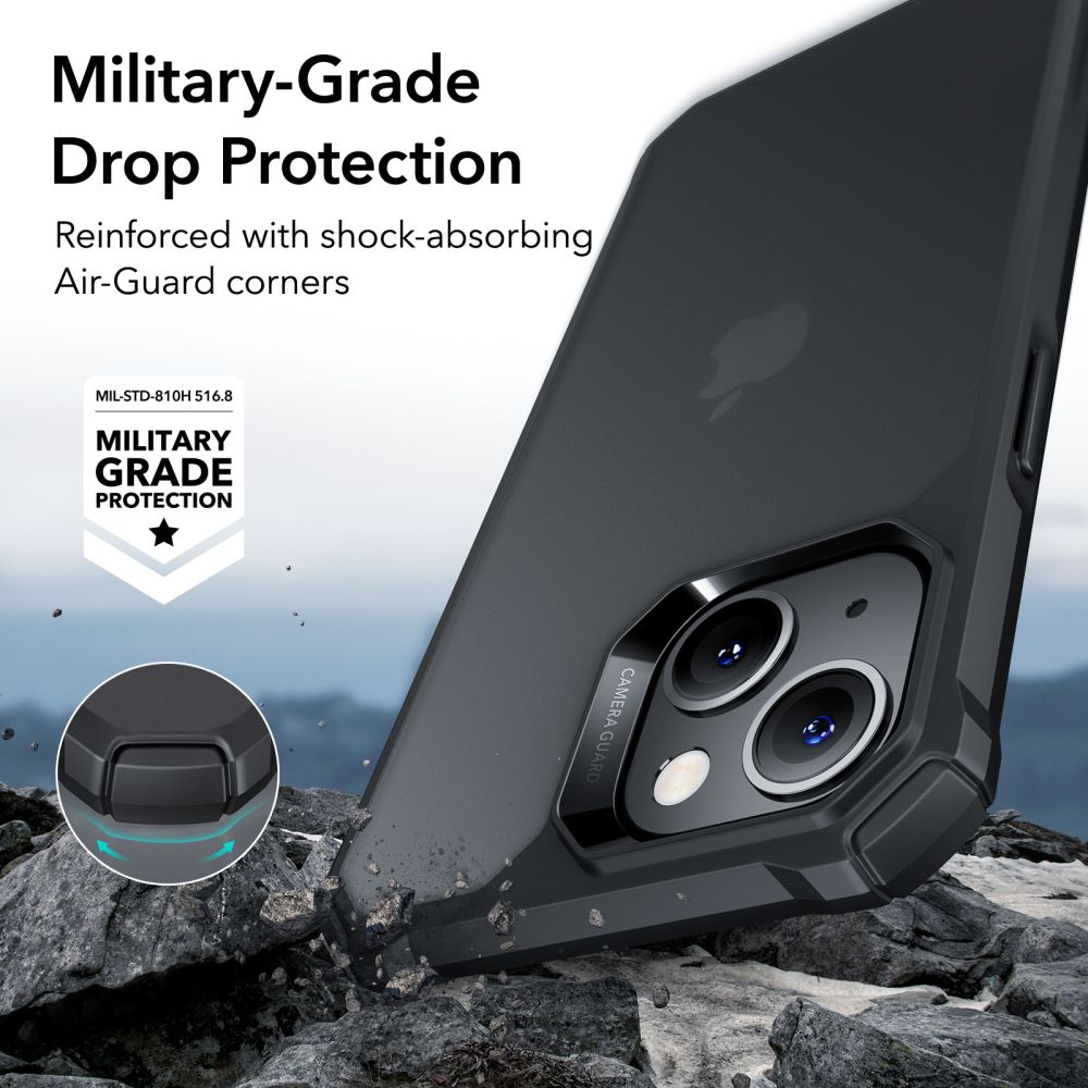 COQUE ESR AIR ARMOR IPHONE 14 PLUS NOIR FROSTED