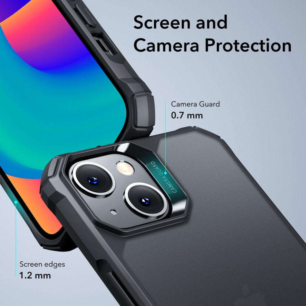 COQUE ESR AIR ARMOR IPHONE 14 PLUS NOIR FROSTED