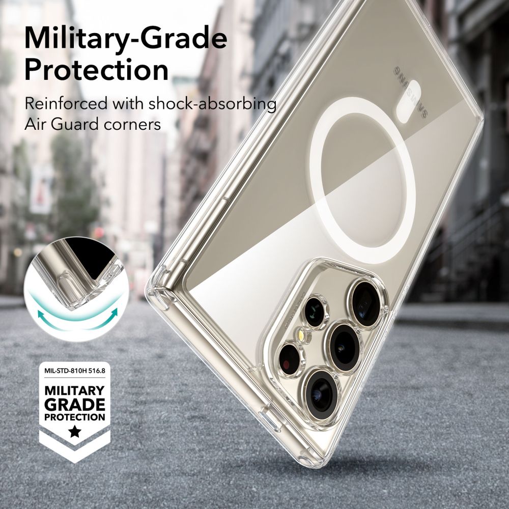 COUVERTURE ESR CH HALOLOCK MAGSAFE GALAXY S24 ULTRA TRANSPARENT