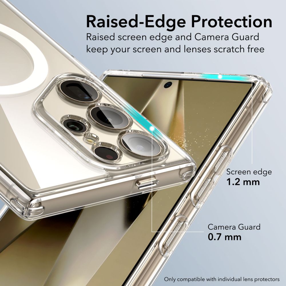 COUVERTURE ESR CH HALOLOCK MAGSAFE GALAXY S24 ULTRA TRANSPARENT