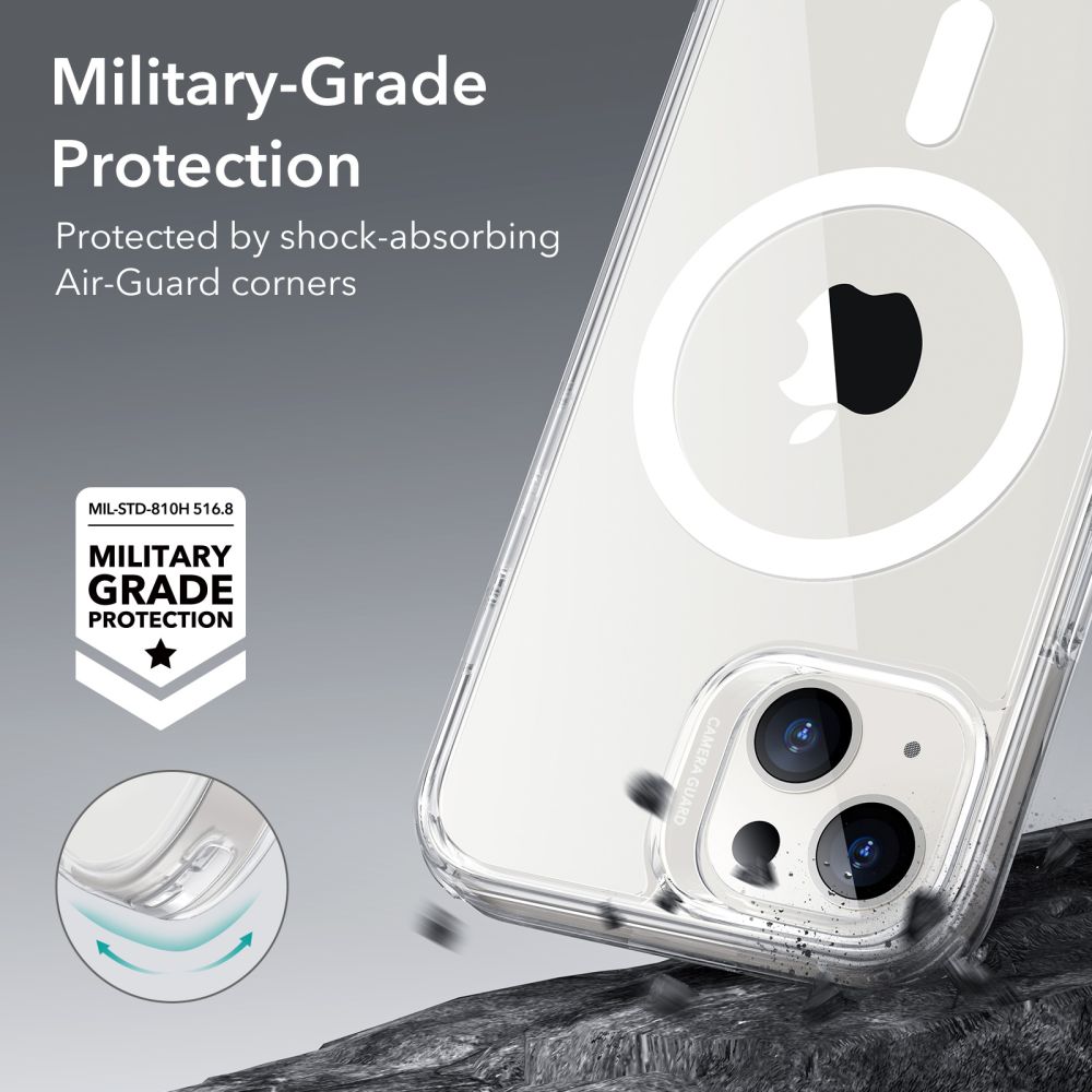 COQUE ESR CH HALOLOCK MAGSAFE IPHONE 13 / 14 TRANSPARENT