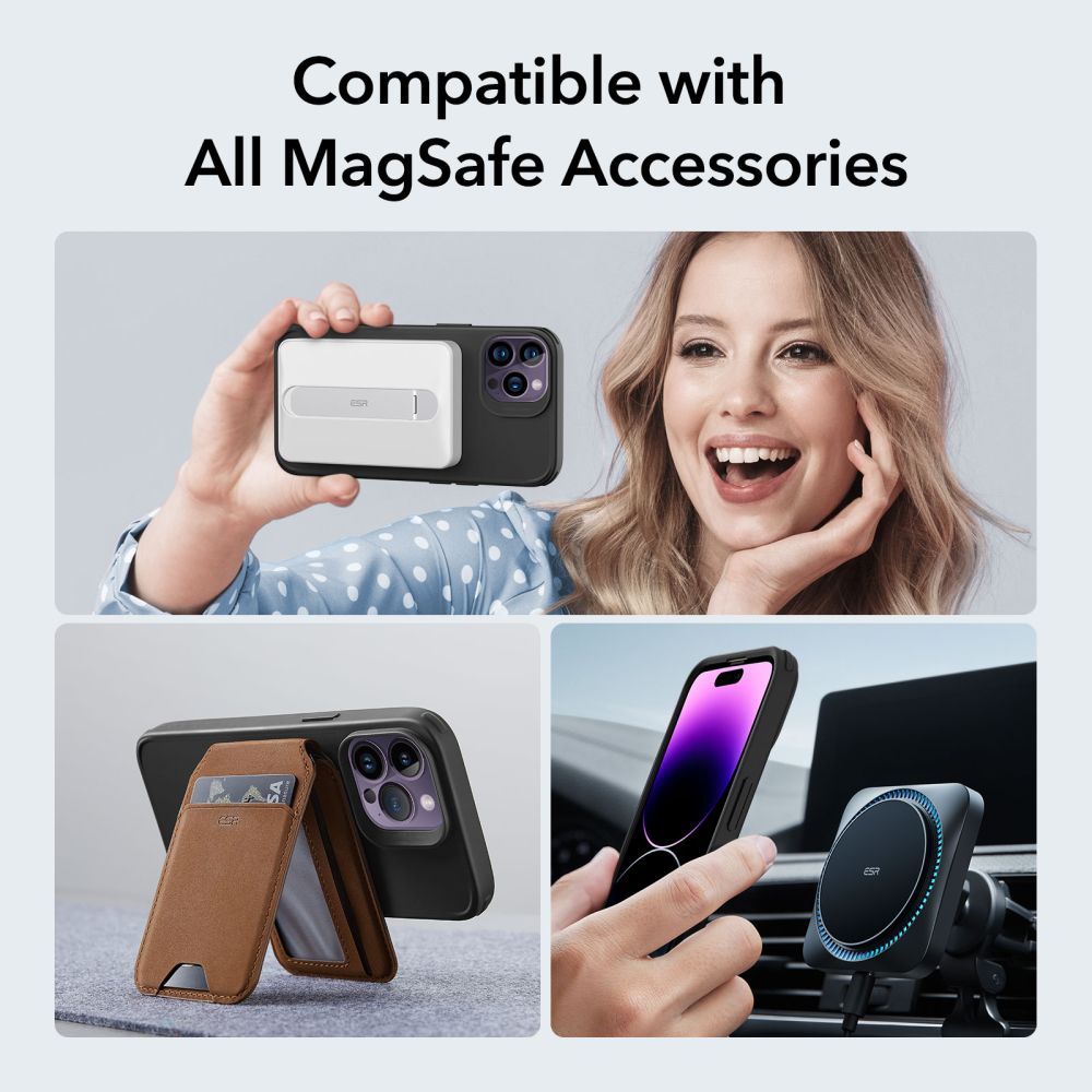 COUVERCLE ESR CH HALOLOCK MAGSAFE IPHONE 14 PRO MAX NOIR