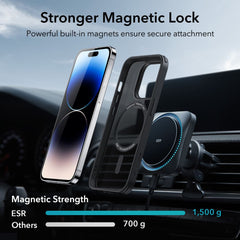 COUVERCLE ESR CH HALOLOCK MAGSAFE IPHONE 14 PRO MAX NOIR FROSTED