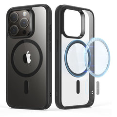 COQUE ESR CH HALOLOCK MAGSAFE IPHONE 15 PRO MAX TRANSPARENT/NOIR