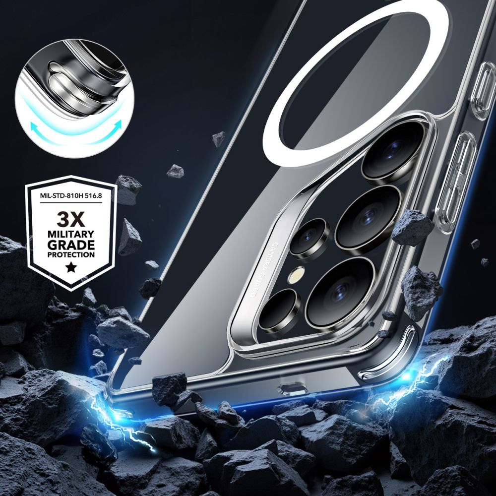 COUVERTURE ESR CLASSIC HYBRID HALOLOCK MAGSAFE GALAXY S25 ULTRA CLARE