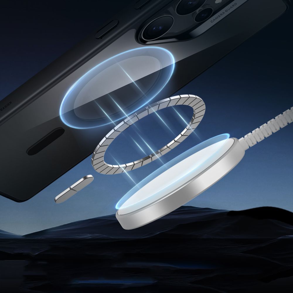 COQUE ESR CLASSIC HYBRID HALOLOCK MAGSAFE GALAXY S25 ULTRA TRANSPARENT/NOIR