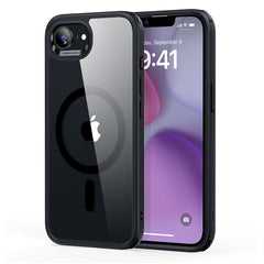 COQUE ESR CLASSIC HYBRID HALOLOCK MAGSAFE IPHONE 16E TRANSPARENT/NOIR