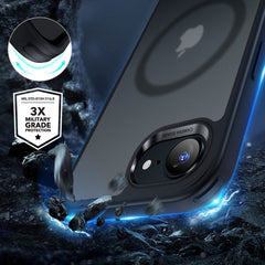 COQUE ESR CLASSIC HYBRID HALOLOCK MAGSAFE IPHONE 16E NOIR FROSTED