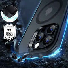 ESR CLASSIC HYBRID HALOLOCK MAGSAFE & VERRE TREMPÉ IPHONE 16 PRO NOIR FROSTED