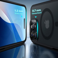 ESR CLASSIC HYBRID HALOLOCK MAGSAFE & VERRE TREMPÉ IPHONE 16 PRO NOIR FROSTED