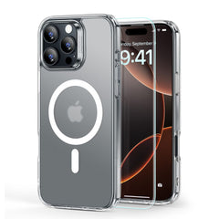 ESR CLASSIC HYBRID HALOLOCK MAGSAFE & VERRE TREMPÉ IPHONE 16 PRO TRANSLUCIDE FROSTED