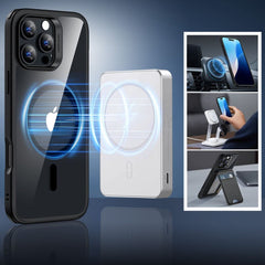 ESR CLASSIC HYBRID HALOLOCK MAGSAFE & VERRE TEMPERÉ IPHONE 16 PRO MAX TRANSPARENT/NOIR