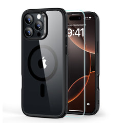 ESR CLASSIC HYBRID HALOLOCK MAGSAFE & VERRE TEMPERÉ IPHONE 16 PRO MAX TRANSPARENT/NOIR