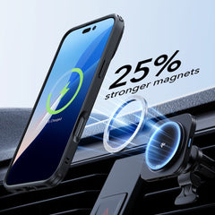 COUVERTURE ESR CLASSIC HYBRID KICKSTAND HALOLOCK MAGSAFE & VERRE TREMPÉ IPHONE 16 NOIR FROSTED