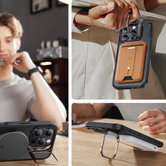 ESR CLASSIC HYBRID SUPPORT HALOLOCK MAGSAFE & VERRE TREMPÉ IPHONE 16 PRO MAX NOIR FROSTED