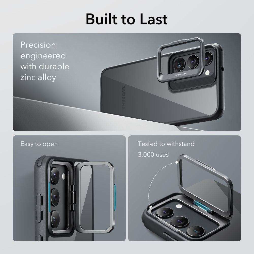 COUVERCLE ESR CLASSIC KICKSTAND GALAXY S23+ PLUS TRANSPARENT/NOIR