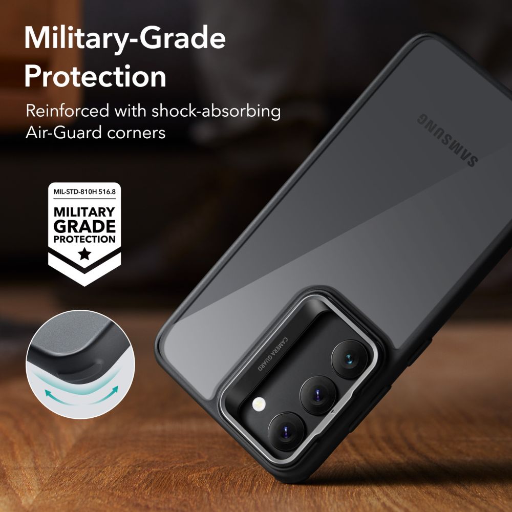 COUVERCLE ESR CLASSIC KICKSTAND GALAXY S23+ PLUS TRANSPARENT/NOIR