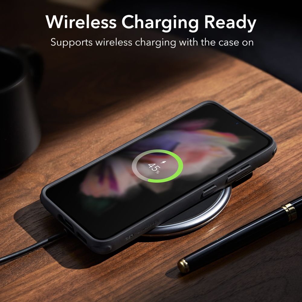 COUVERCLE ESR CLASSIC KICKSTAND GALAXY S23+ PLUS TRANSPARENT/NOIR