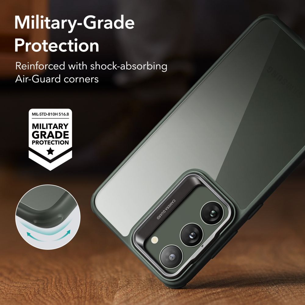 COUVERTURE ESR CLASSIC KICKSTAND GALAXY S23+ PLUS TRANSPARENT/VERT
