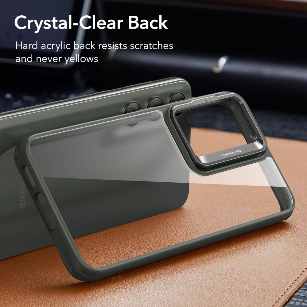COUVERTURE ESR CLASSIC KICKSTAND GALAXY S23+ PLUS TRANSPARENT/VERT